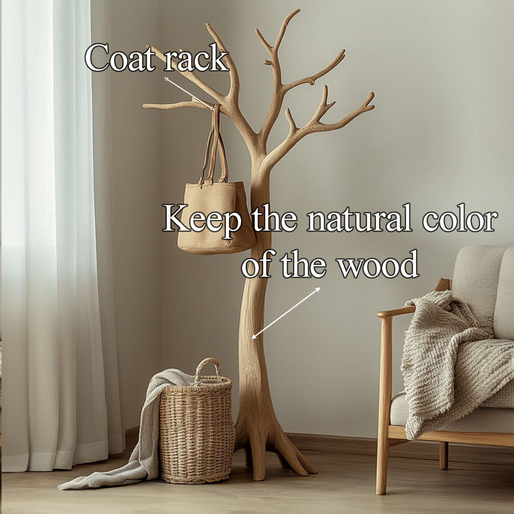 Custom Coat Rack Solid Wood Living Room Decor Gifts Decorations