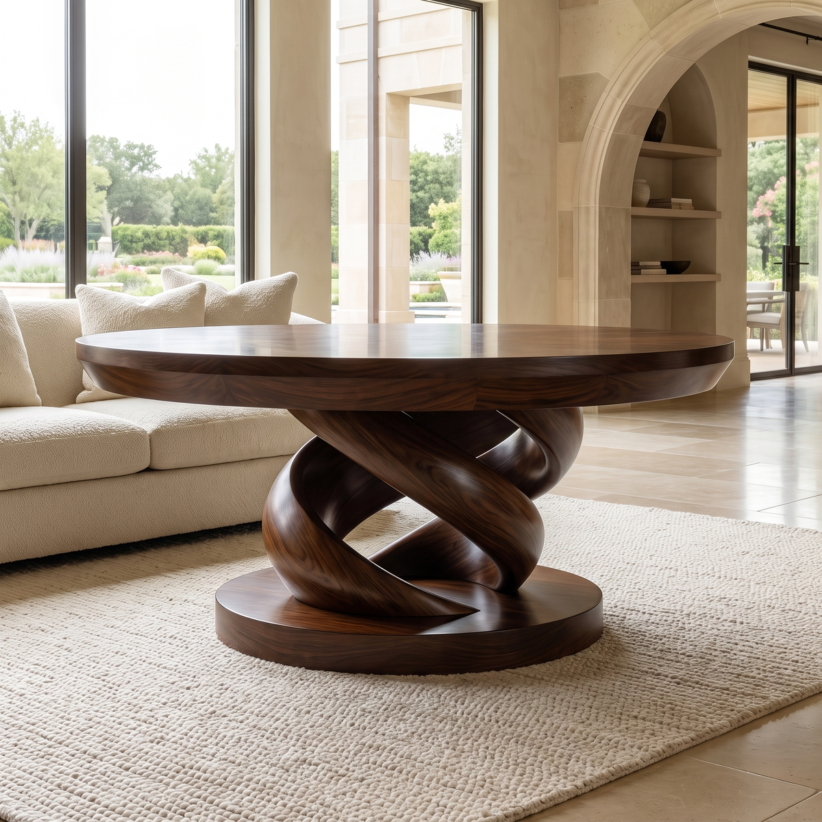 Virella Handcrafted Solid Wood Coffee Table